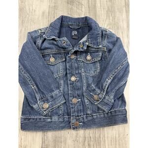 Baby Gap Dark Wash Denim Jacket Size 18-24 Months